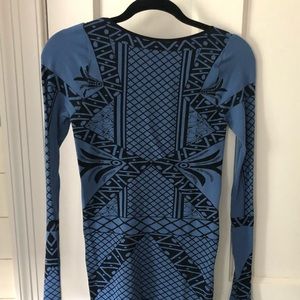 Black and blue dress. Size M. Free people